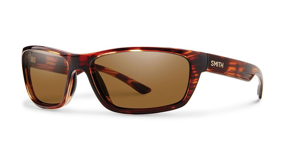 Smith Optics Ridgewell Single Vision Prescription Sunglasses, Tortoise Frame, Polarized, RICPBRTTSV