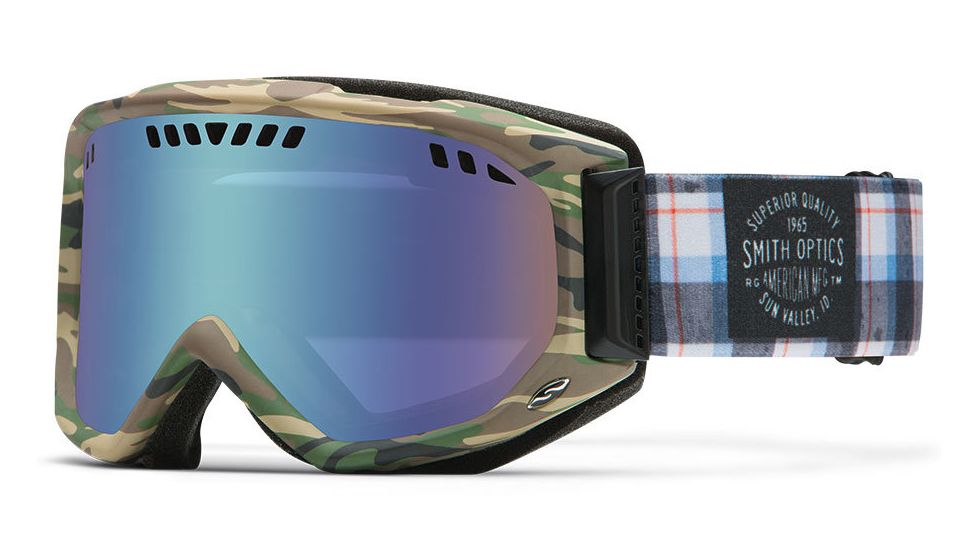 Smith Optics Scope Goggle Cyprus Plammo Frame/Blue Sensor Lens SC3ZYP15