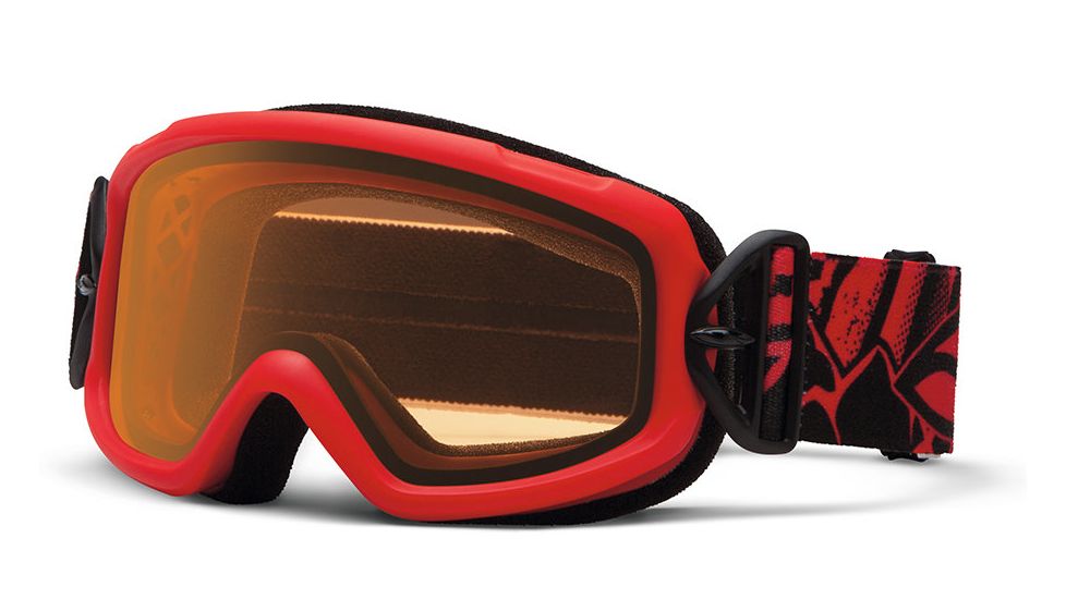 Smith Optics Sidekick Snow Goggles - Fire Charger Frame w/ Gold Lens DK2GFC13