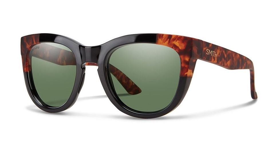 Smith Optics Sidney Bifocal Prescription Sunglasses, Black Havana Block Frame, Polarized, SICPGNBHBBI