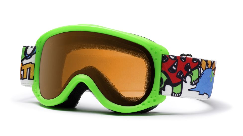Smith Optics Sundance Snow Goggles - Neon Green Dinomonsters, RC36 SK2EDM10