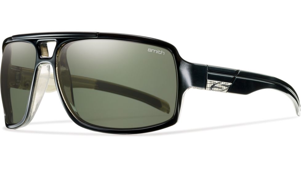 Smith Optics Swindler Sunglasses - Black Frame, Polarized Gray Green Lenses SRPPGYBK