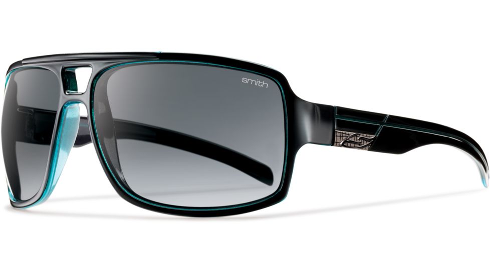 Smith Optics Swindler (New) Sunglasses - Black Lagoon Frame, Polarized Gray Gradient Lenses SRPPGYGLG