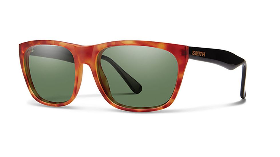Smith Optics Tioga Bifocal Prescription Sunglasses, Matte Honey Tort/Black Frame, Polarized, TOCPGNMHTBI