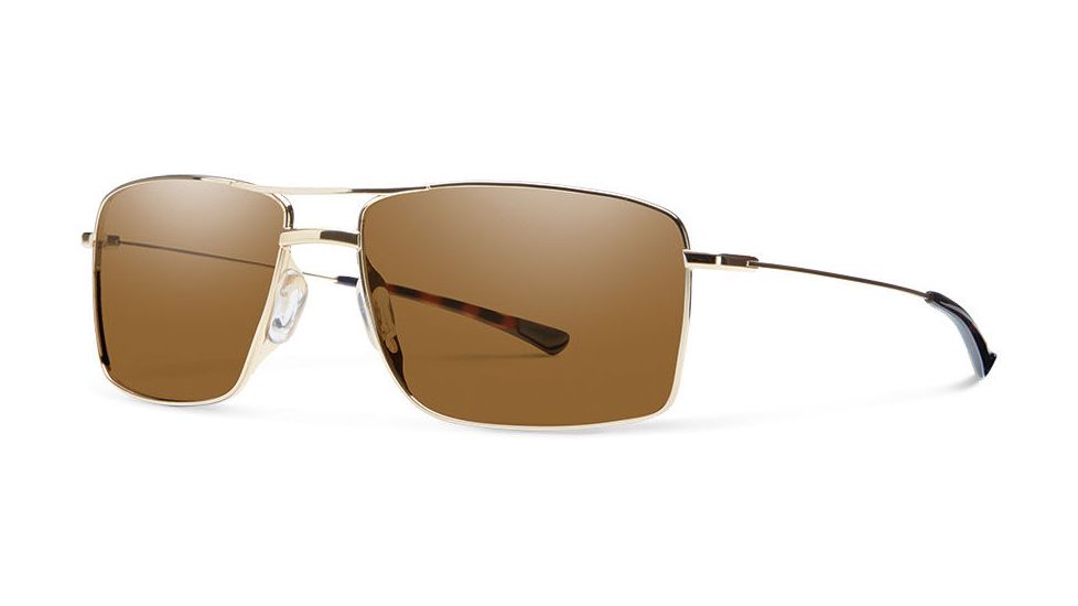 Smith Optics Turner Bifocal Prescription Sunglasses, Gold Frame, TUPCBRGDBI