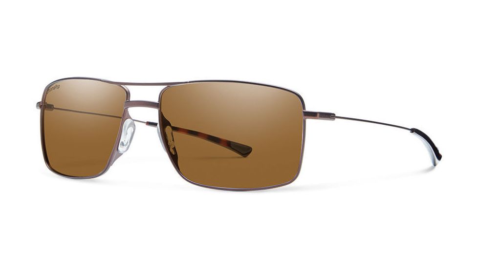 Smith Optics Turner Progressive Prescription Sunglasses, Matte Brown Frame, Polarized, TUCPBRMBRPR