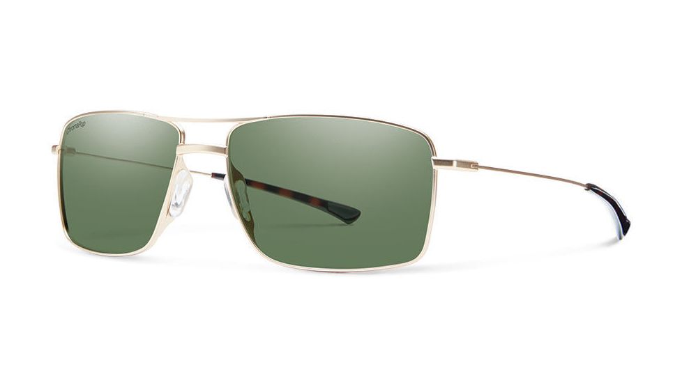 Smith Optics Turner Progressive Prescription Sunglasses, Matte Gold Frame, Polarized, TUCPGNMGDPR