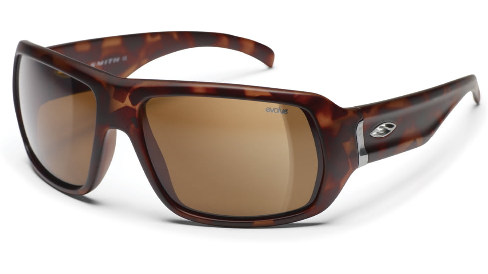 Smith Optics Vanguard Sunglasses - Matte Tortoise EVOLVE frames, Brown Lenses