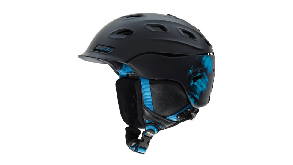 Smith Optics Vantage Helmet, Black/Cyan X-Ray, Medium H13-VAXRMD