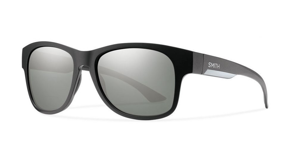 Smith Optics Wayward Single Vision Prescription Sunglasses, Matte Black Frame, Polarized, WARPGYMMBSV