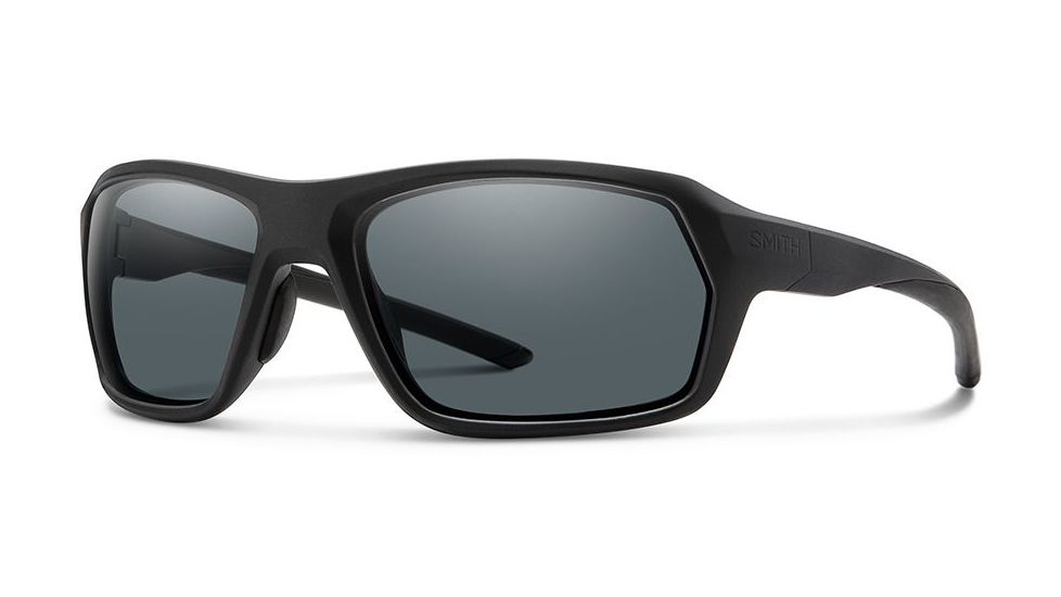 Smith Rebound Elite Sunglasses, Matte Black Frame, Polarized Gray Lens, 20198300359M9