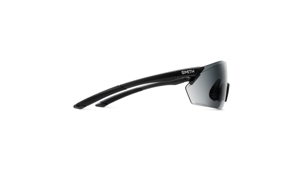 Smith Reverb PivLock Sunglasses, Black Frame, Photochromic Clear to Gray Lens, 20152180799KI