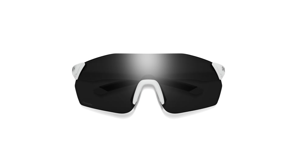 Smith Reverb PivLock Sunglasses, Matte White Frame, ChromaPop Black Lens, 2015216HT991C