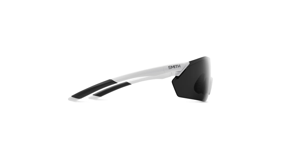 Smith Reverb PivLock Sunglasses, Matte White Frame, ChromaPop Black Lens, 2015216HT991C
