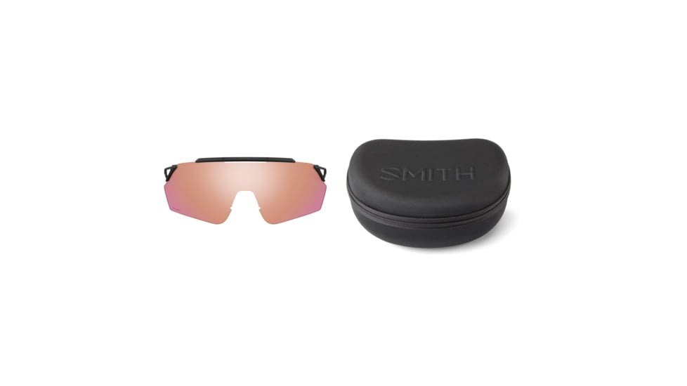 Smith Reverb PivLock Sunglasses, Matte White Frame, ChromaPop Black Lens, 2015216HT991C