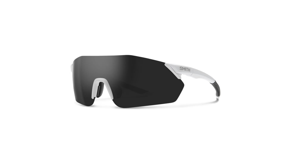 Smith Reverb PivLock Sunglasses, Matte White Frame, ChromaPop Black Lens, 2015216HT991C