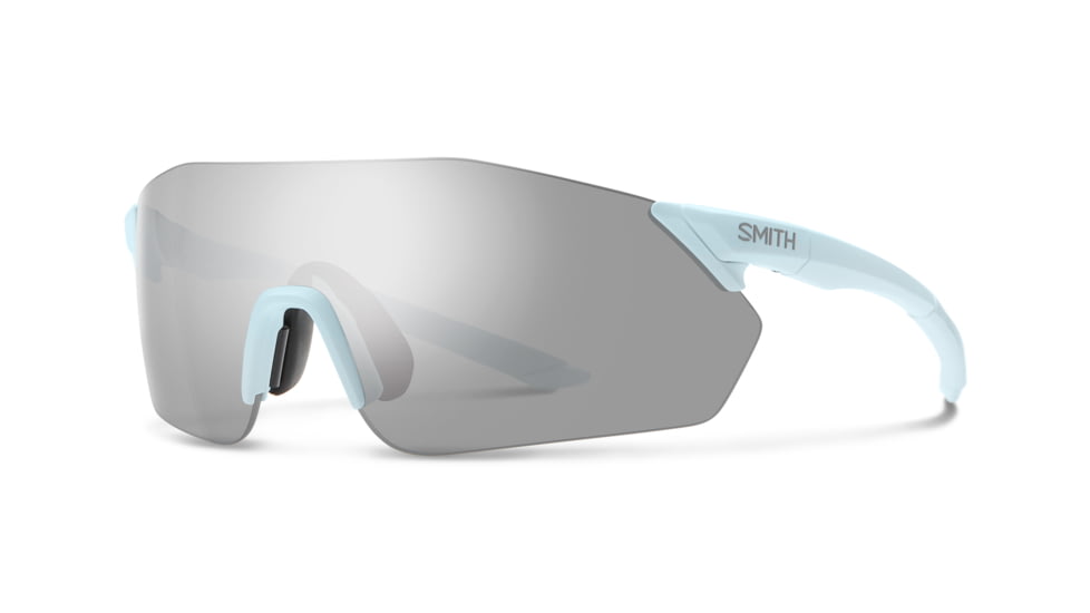 Smith Reverb Sunglasses, Powder Blue Frame, Chromapop Platinum Mirror Lens, 201521RCT99XB