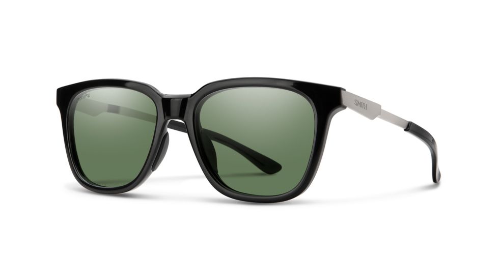 Smith Roam Sunglasses, Black Frame, ChromaPop Polarized Gray Green Lens, 201264CSA53L7