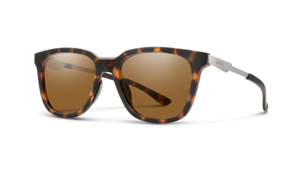 Smith Roam Sunglasses, Matte Tortoise Frame, ChromaPop Polarized Brown Lens, 20126450L53L5