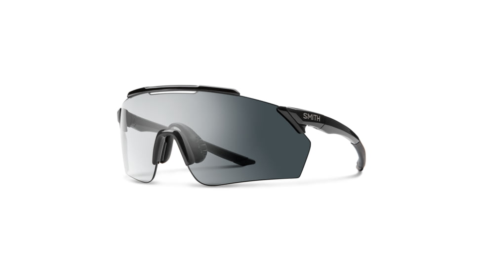 Smith Ruckus PivLock Sunglasses, Black Frame, Photochromic Clear to Gray Lens, 20152280799KI