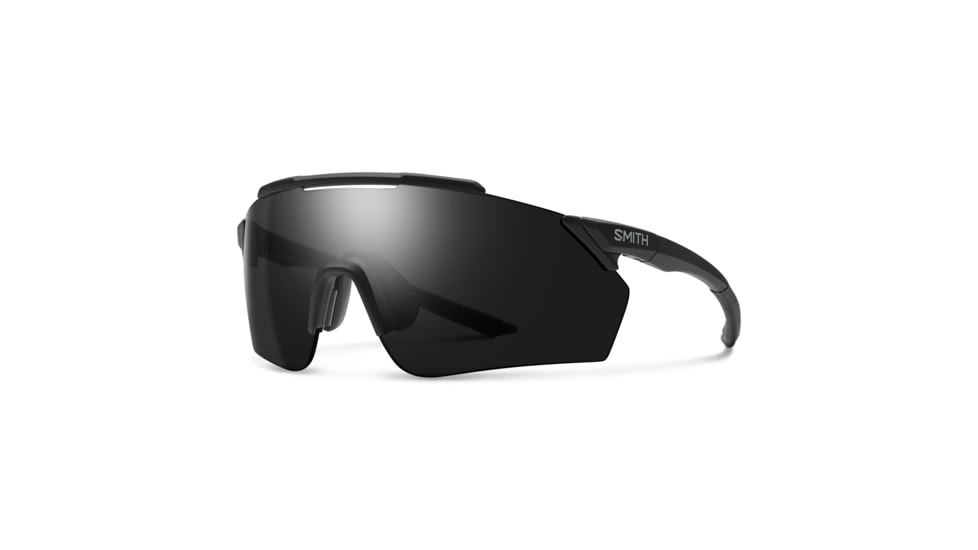 Smith Ruckus PivLock Sunglasses, Matte Black Frame, ChromaPop Black Lens, 201522003991C