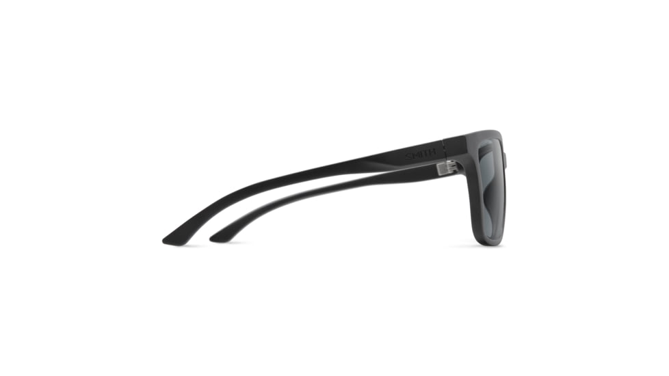 Smith Shoutout Core Sunglasses, Matte Black Frame, Polarized Gray Lens, 20368600357M9