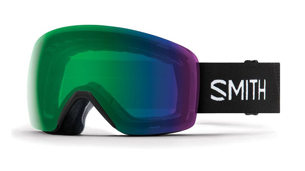Smith Skyline Snow Goggles - Mens, Black, Chromapop Everyday Green Mirror Lens, SKY6CPGBK19
