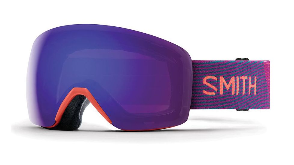 Smith Skyline Snow Goggles - Mens, Frequency, Chromapop Everyday Violet Mirror Lens, SKY6CPVFRQ19
