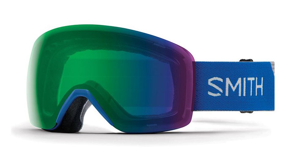 Smith Skyline Snow Goggles - Mens, Imperial Blue, Chromapop Everyday Green Mirror Lens, SKY6CPGIMP19