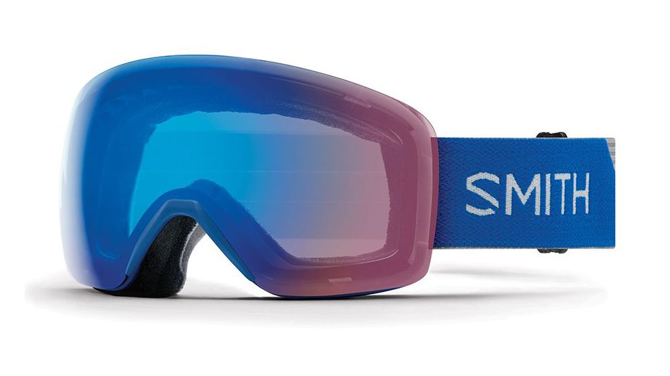 Smith Skyline Snow Goggles - Mens, Imperial Blue, Chromapop Storm Rose Flash Lens, SKY6CPCIMP19