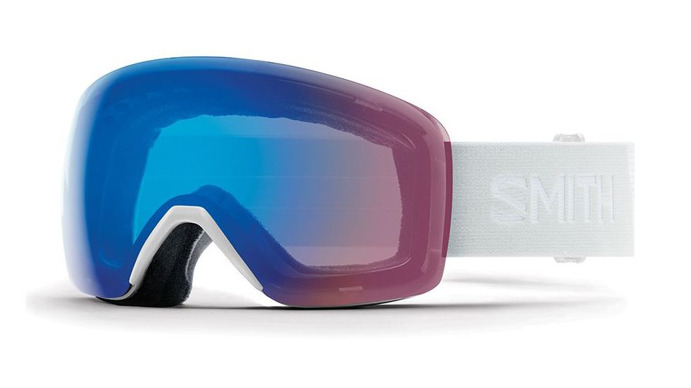 Smith Skyline Snow Goggles - Mens, White Vapor, Chromapop Storm Rose Flash Lens, SKY6CPCWHV19