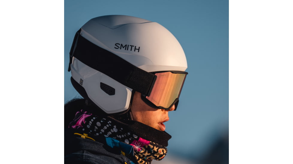 Smith Squad Mag Goggle, ChromaPop Everyday Rose Gold Mirror, Black, M007560JX99M5