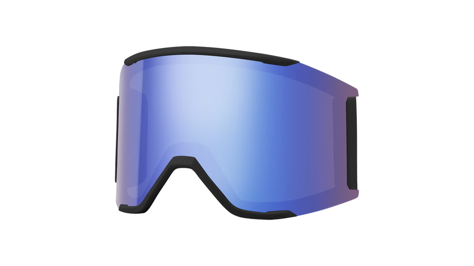 Smith Squad Mag Low Bridge Fit Googles, ChromaPop Sun Black Gold Mirror, Black, M007570JX99MN