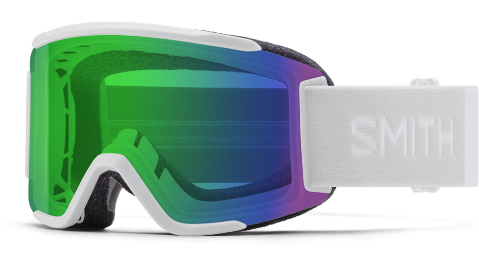 Smith Squad S Googles, ChromaPop Everyday Green Mirror , White Vapor, M0076433F99XP