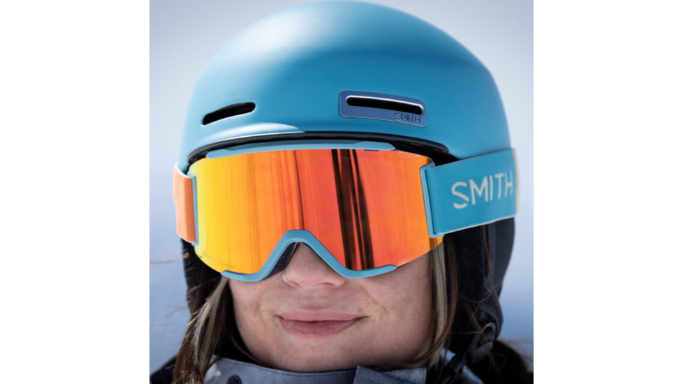 Smith Squad S Googles, ChromaPop Everyday Red Mirror , Storm Colorblock, M007640OG99MP