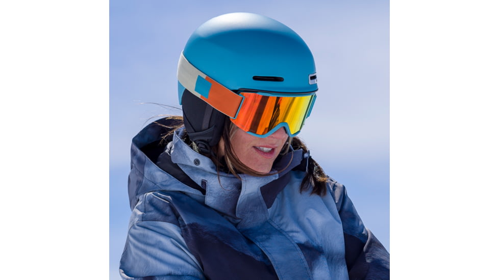 Smith Squad S Googles, ChromaPop Everyday Red Mirror , Storm Colorblock, M007640OG99MP