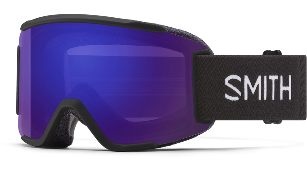 Smith Squad S Googles, ChromaPop Everyday Violet Mirror, Black, M007642QJ9941