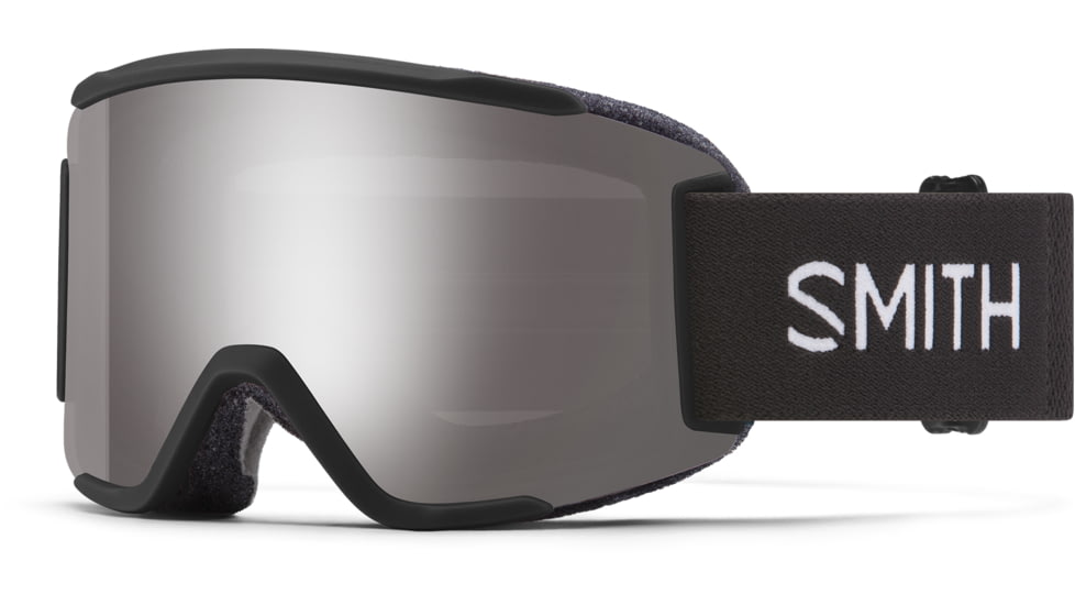 Smith Squad S Googles, ChromaPop Sun Platinum Mirror, Black, M007642QJ995T