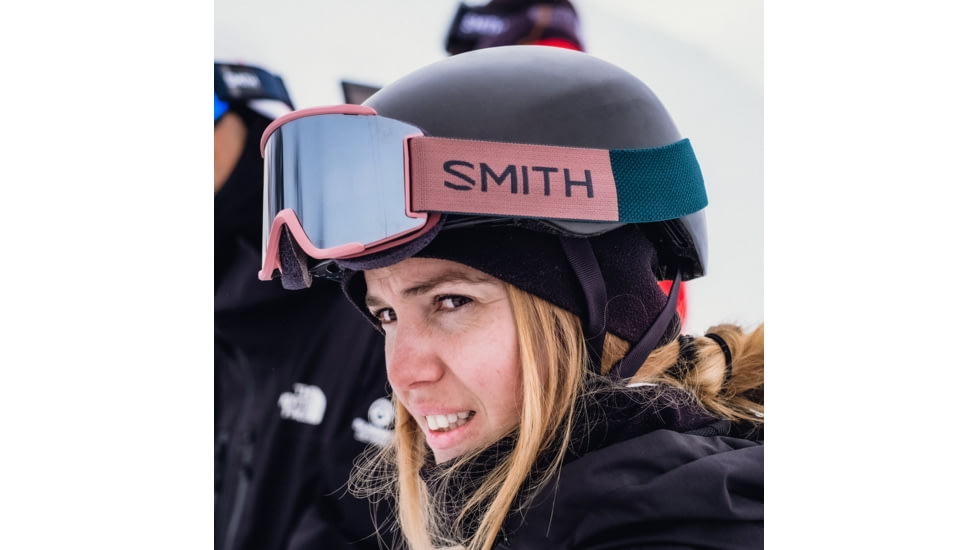 Smith Squad S Googles, ChromaPop Sun Platinum Mirror, Chalk Rose Everglade, M007640LG995T