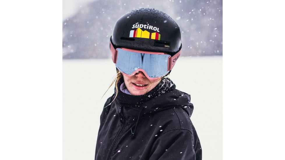 Smith Squad S Googles, ChromaPop Sun Platinum Mirror, Chalk Rose Everglade, M007640LG995T