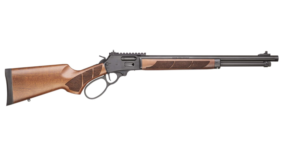 Smith &amp; Wesson 1854 Large Loop Lever Action Rifle, .45 Colt, 19.25in Barrel, 1-16, Walnut Walnut Stock, Stainless Blued, 13811-FRRMPG