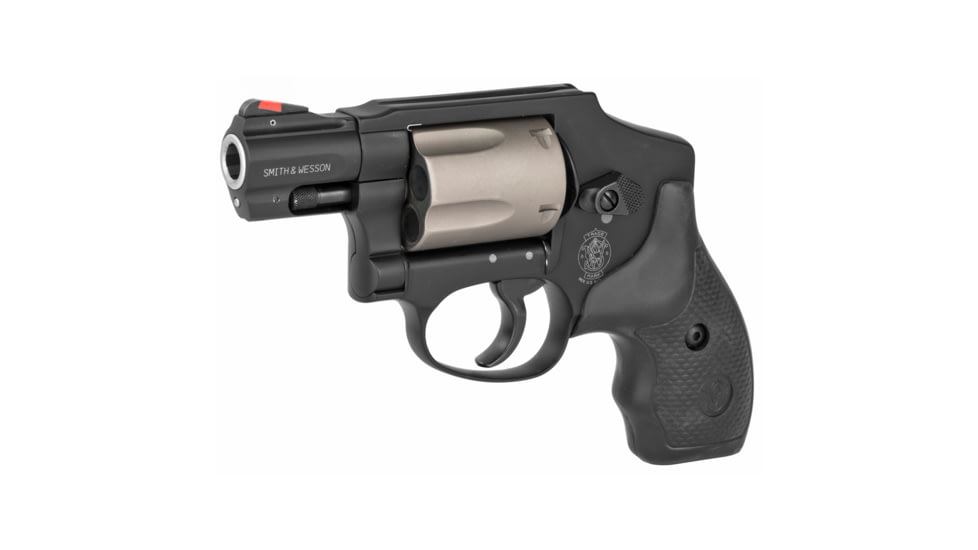 Smith &amp; Wesson 340PD Airlite No Lock Revolver, .357 Magnum/.38 Special, 1.87in Barrel, J Frame, Fixed, Black Frame, Rubber Grip, 5 Round Cylinder, 103061
