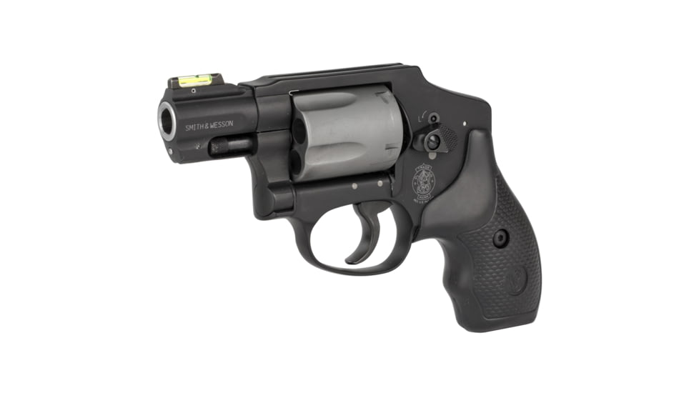 Smith &amp; Wesson 340PD Airlite Revolver, .357 Magnum/.38 Special, 1.87in Barrel, J Frame, Fixed, Black Frame, Rubber Grip, 5 Round Cylinder, 163062