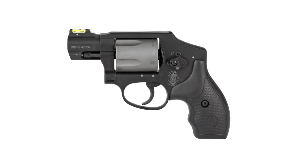 Smith &amp; Wesson 340PD Airlite Revolver, .357 Magnum/.38 Special, 1.87in Barrel, J Frame, Fixed, Black Frame, Rubber Grip, 5 Round Cylinder, 163062