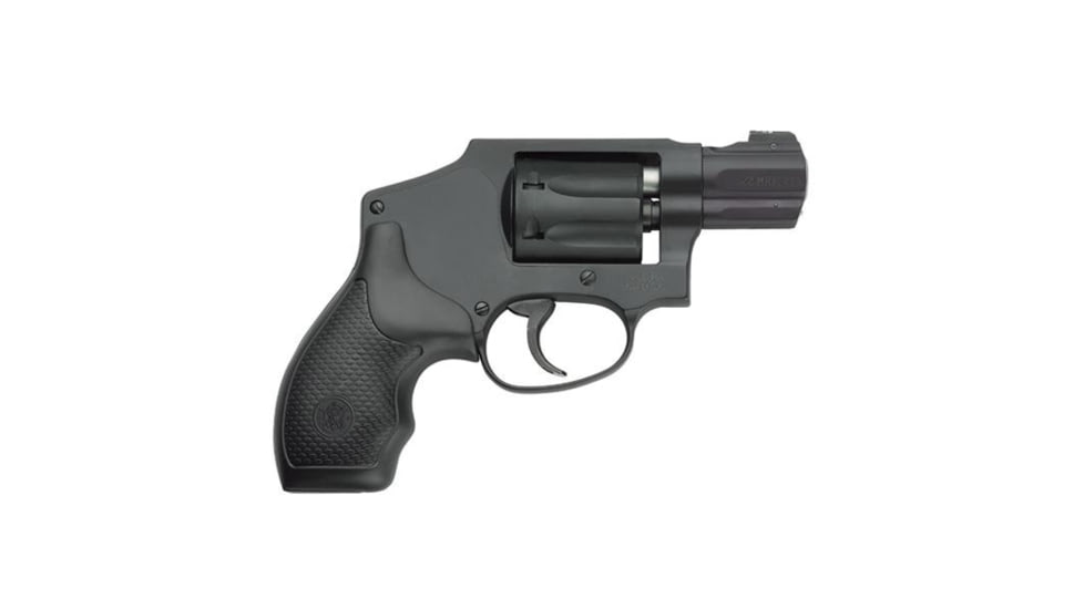 Smith &amp; Wesson 351C Revolver, .22 Winchester Magnum Rimfire, 1.875in barrel, aluminum alloy frame, black polymer grip, revolving chamber, white dot front, fixed V-notch rear, 7 round magazine, SW-351C-1-FRRMPG