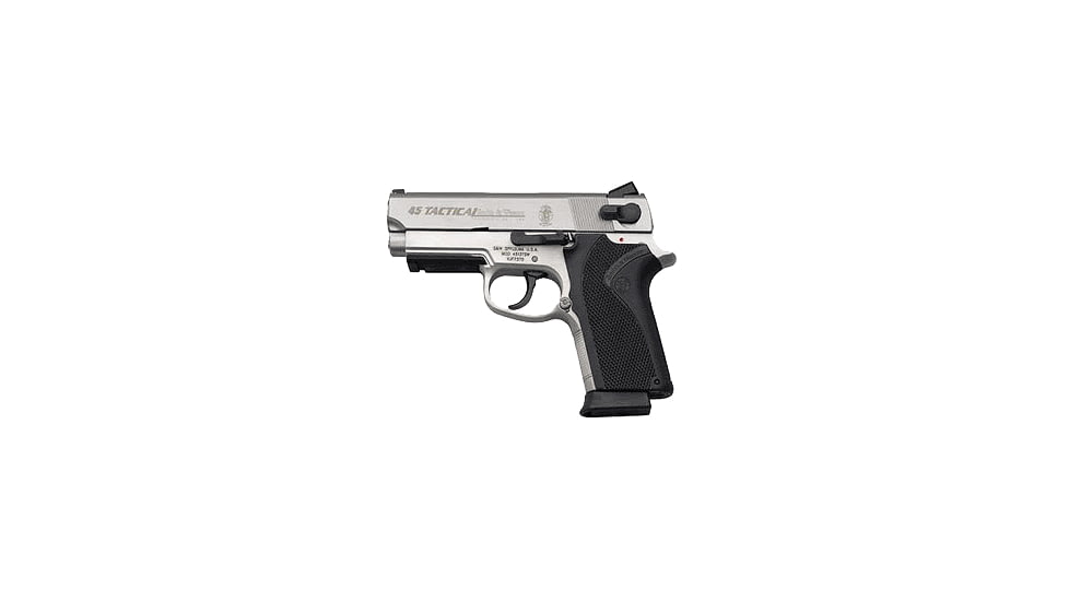 Smith &amp; Wesson 4513TSW Pistol, .45 ACP, 3.75in barrel, aluminum alloy frame, straight backstrap wrap-around grip, recoil operated semi-automatic, Novak 3-dot, 7 round magazine, SW-4513TSW-1-FRRMPG