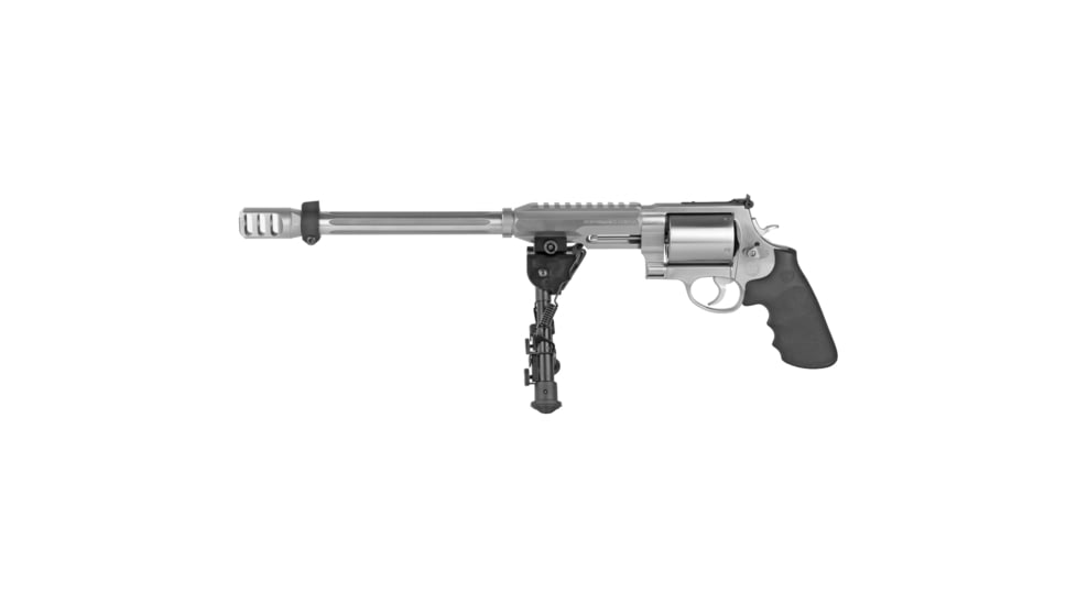 Smith &amp; Wesson 460 Hunter P.Center Revolver, 460 S&amp;W Mag, 14in Barrel, X Frame, Adjustable, Stainless Frame, Rubber Grip, 5 Round Cylinder, 170339
