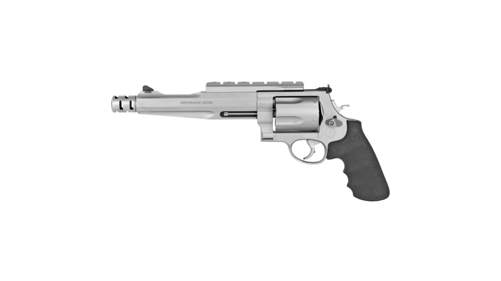 Smith &amp; Wesson 500 Performance Center Revolver, .500 S&amp;W Magnum, 7.5in Barrel, X Frame, Adjustable, Stainless Frame, Rubber Grip, 5 Round Cylinder, 170299