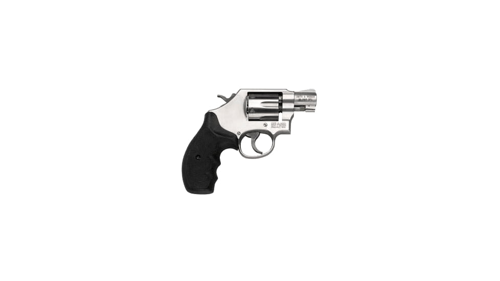 Smith &amp; Wesson 64 Revolver, .38 Special +P, 2in barrel, stainless steel frame, Uncle Mike's rubber grip, revolving chamber, serrated ramp front, fixed notch rear, 6 round magazine, SW-64-2-FRRMPG
