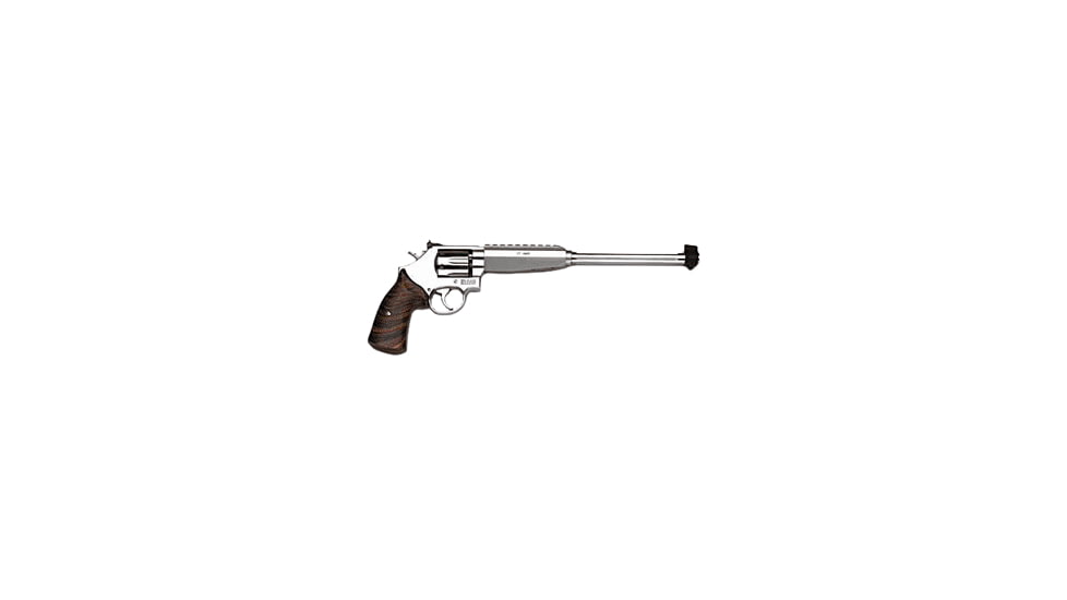 Smith &amp; Wesson 647 Revolver, .17 Hornady Magnum Rimfire, 12in barrel, stainless steel frame, wood target square butt grip, revolving chamber, black patridge front, adj. black rear, 6 round magazine, SW-647-2-FRRMPG